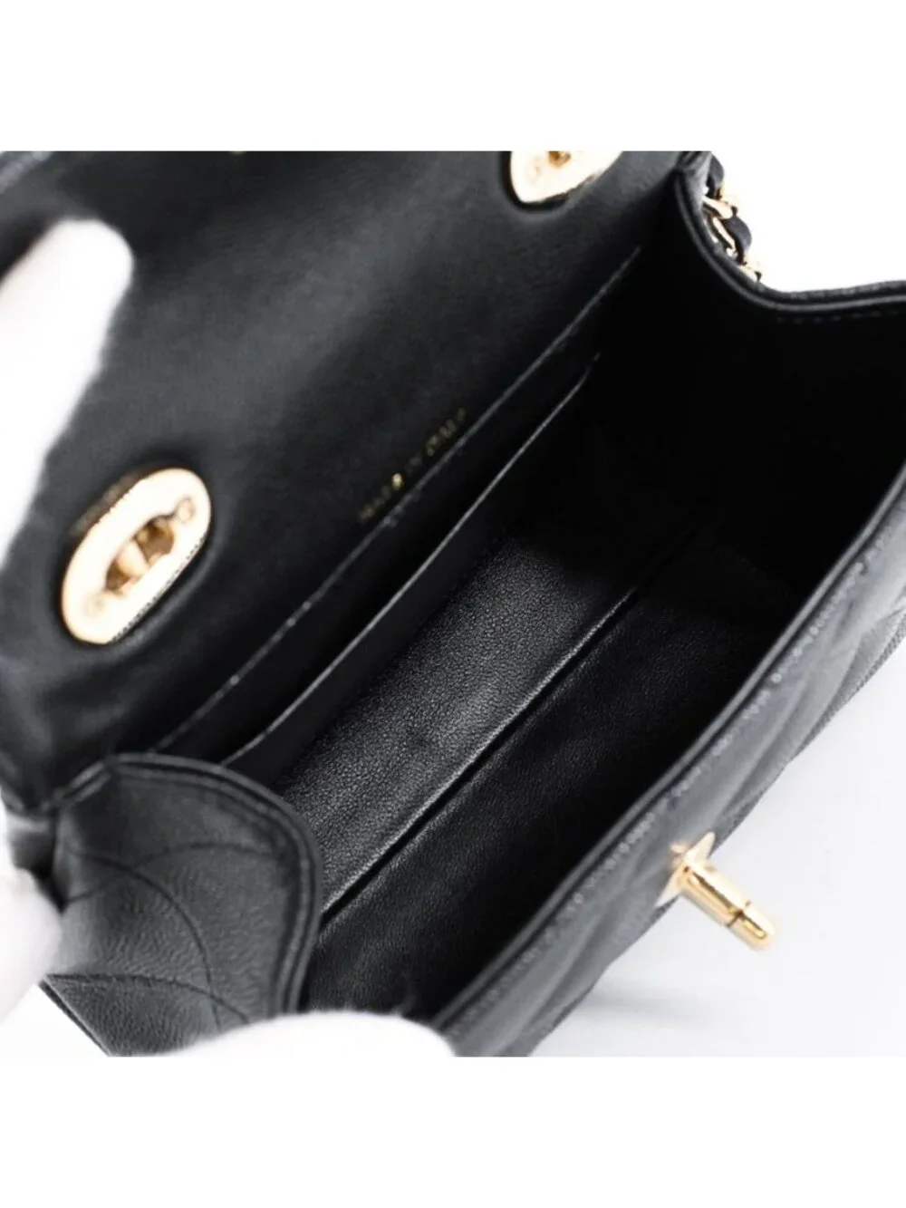 Chanel Shoulder Bag Top Handle Mini Clutch